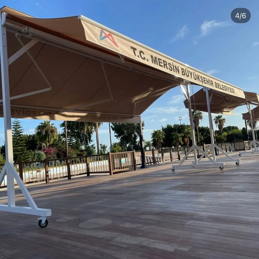 Çİft Açılır Tente