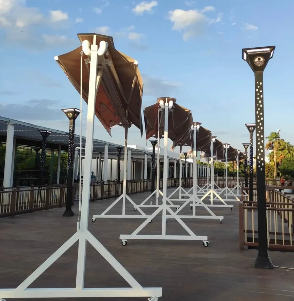 Çift Açılır Tente: Elit Pergola